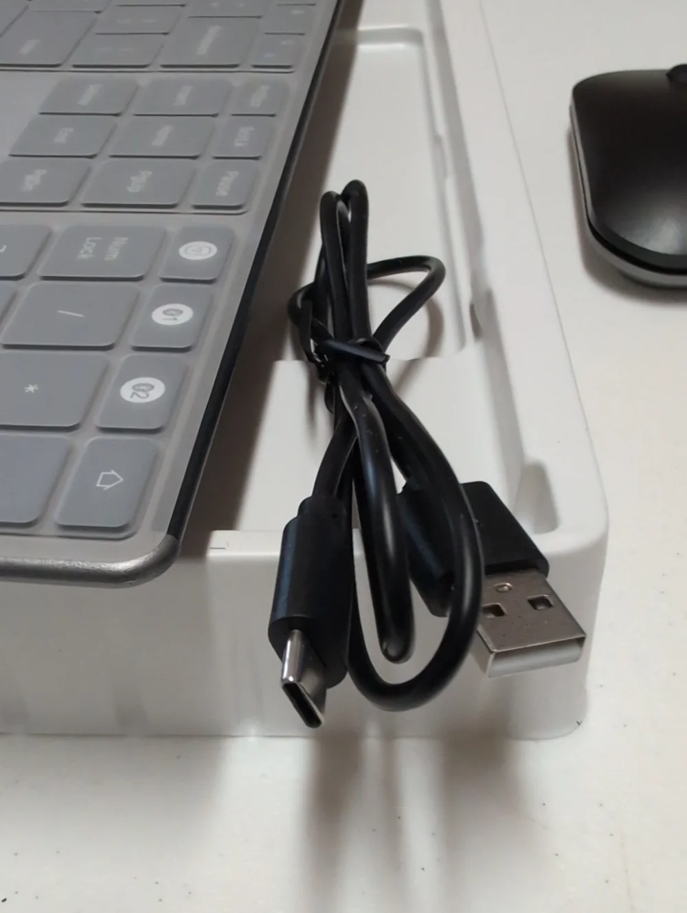 Slim Wireless/ Rechargeable Keyboard and Mouse Combo - Gray...(95)